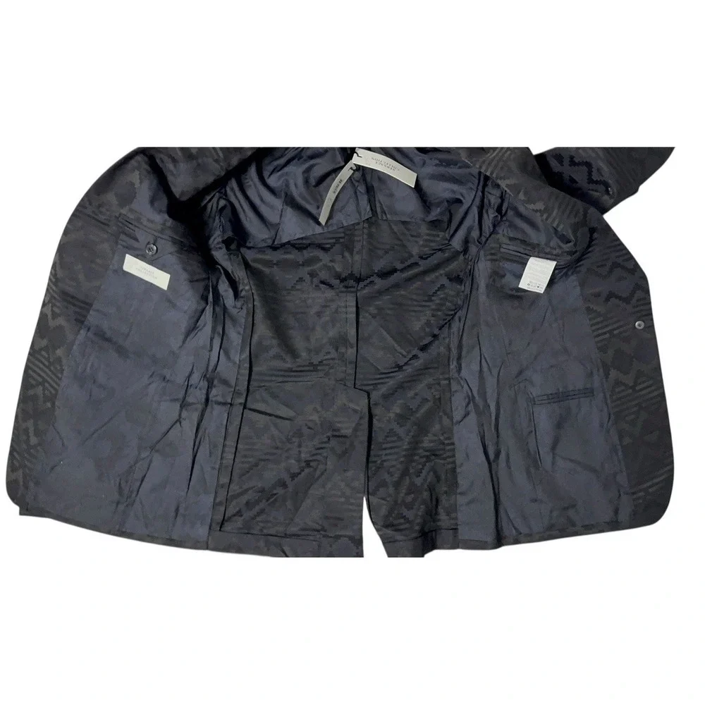 Versace Collection Men's Blazer US 36R IT 46 Black Wool‎ Blend NWT